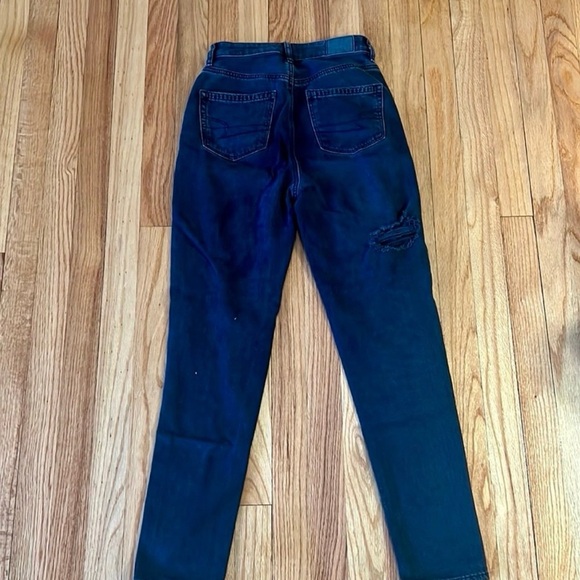 American eagle black jeans comfort stretch waistband size 000 - Picture 5 of 7